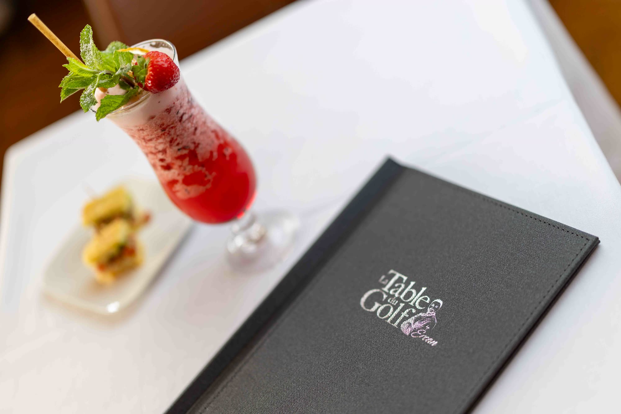 Cocktail maison et mise en bouche